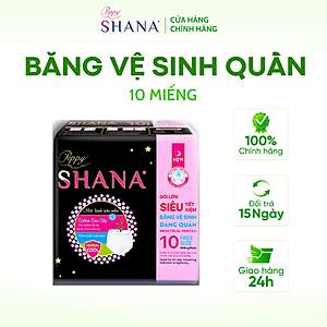 Băng Vệ Sinh Quần Peppy Shana Ngày Đêm Siêu Thấm, Freesize, Chống Tràn Tối Đa, Siêu Tiết Kiệm