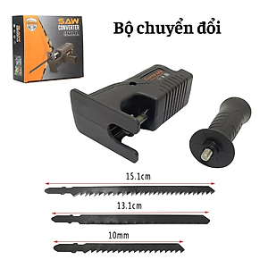 Bộ Chuyển Đổi Máy Khoan Thành Máy Cưa Lọng Cầm Tay(Tặng kèm 3 lưỡi cưa)