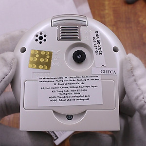 Đồng Hồ Để Bàn Casio TQ-228-7DF Màu Trắng - Có Báo Thức  - Kích Thước Vỏ ( 8.6 cm )