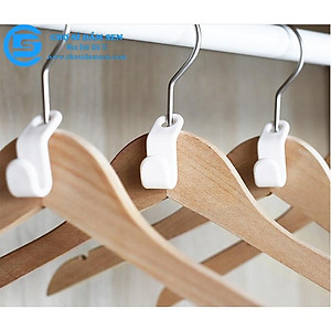 Combo 10 móc phụ tiết kiệm diện tích sử dụng cho tủ quần áo, móc áo mini đa năng Sắp Xếp Ngăn Tủ