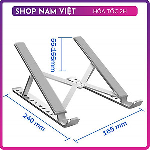 Giá Đỡ Đế Nhôm Tản Nhiệt Z15 Cho Laptop Điều Chỉnh 9 Nấc - Hàng Chính Hãng