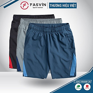 Quần Đùi Nam FASVIN Vải Gió Nhẹ Mát Hàng Nhà Máy Chất Lượng Cao Thể Thao Hay Mặc Nhà Q22508.HN