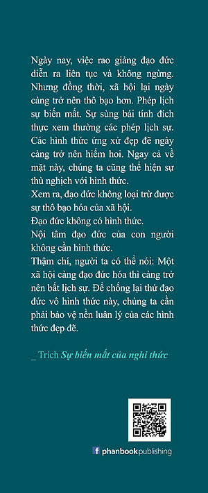 Sự Biến Mất Của Nghi Thức - Byung-chul Han