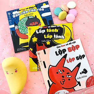 Combo 2 bộ Ehon Hình khối và Âm thanh - Cho bé 0-6 tuổi thông minh và sáng tạo (6 cuốn)