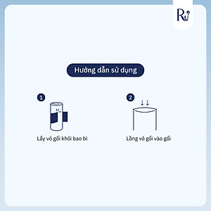 Vỏ Gối Nằm Vải Lạnh IceFiber™ Ru9 | Mát Lạnh và Thoải Mái | Kích Thước 50 x 70 cm