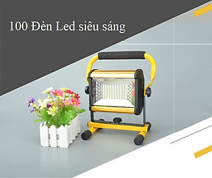 Đèn led siêu sáng sạc điện W808 - 100W