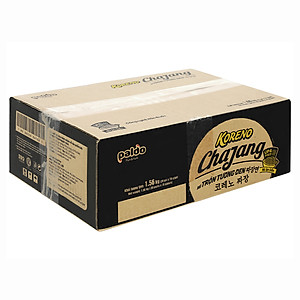 Thùng 20 Gói Mì Trộn Tương Đen Cay Koreno Chajang 78g