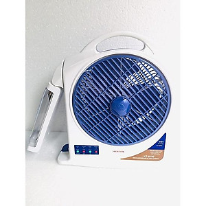 QUẠT SẠC-ĐÈN SẠC ĐA CHỨC NĂNG KENTOM KT-9100 2 BÌNH