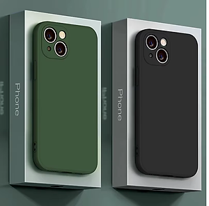 Ốp lưng silicon case cho iPhone 13 Mini chống bám bẩn mặt lưng siêu mềm mịn, có gờ bảo vệ camera - hàng nhập khẩu
