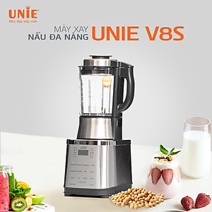 Máy Làm Sữa Hạt Xay Nấu Đa Năng UNIE V8S 12 Chế Độ Nấu Tiêu Chuẩn Đức Công Suất 1800W Dung Tích 1750 ML- Hàng Chính Hãng