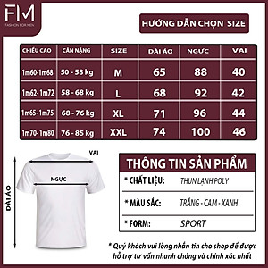 Áo thun nam cổ tròn tay ngắn, chất thun lạnh mềm mại, co giãn thoải mái – FORMEN SHOP – FMPS134