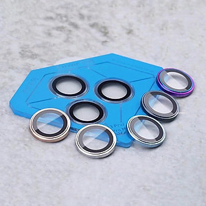 Bộ miếng dán kính cường lực bảo vệ Camera cho iPhone 16 / 16 Plus / 16 Pro / 16 Pro Max hiệu HOTCASE Kuzoom Lens mang lại khả năng chụp hình sắc nét full HD (độ cứng 9H, tặng kèm khung tự dán) - Hàng nhập khẩu