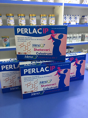 Cốm Lợi Sữa PERLAC IP - Giúp tăng tiết sữa mẹ, thông tắc sữa rất hiệu quả và bổ sung vitamin K2 từ MenaQ7