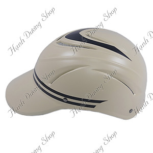 Mũ bảo hiểm dạng nón kết xẻ đầu nhiều đường thoáng mát khi đội, nón bảo hiểm lưỡi trai xẻ đầu không có logo