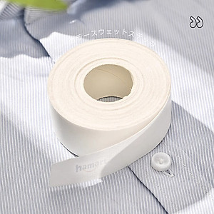 Cuộn 8M Băng Dán Cổ Áo Sơ Mi Chống Bẩn Vải Không Dệt Thoáng Khí Bám Dính Tốt Thấm Hút Mồ Hôi