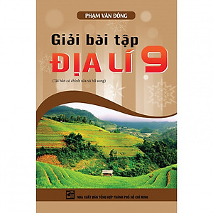 Sách Giải Bài Tập Địa Lớp 9