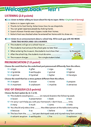 Bài tập Bổ trợ Tiếng Anh 9 Right On!