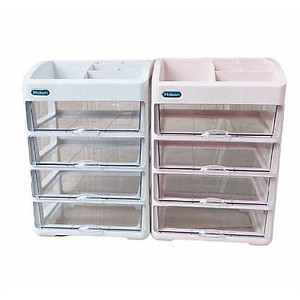 Tủ Đựng Mỹ Phẩm Cao Cấp HOKORI 4 Tầng, Kệ Đựng Mỹ Phẩm, Đồ Trang Điểm Nhiều Ngăn - Hàng Việt Nam