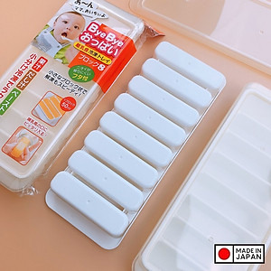 Combo 03 Khay trữ đông đồ ăn dặm cho bé Kokubo chia ngăn, có nắp đậy - Hàng nội địa Nhật