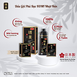 Dầu Gội Phủ Bạc Thảo Dược Komi Nhật Bản [Chai 500ml]