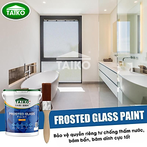 1 Kg Keo Sơn Mờ Kính Chống Nhìn Trộm TAIKOMI, Keo Sơn Bóng Mờ Kính Văn Phòng, Mờ Kính Cửa Sổ, Nhà Tắm, Phòng Ngủ