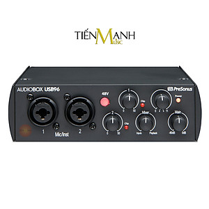 Soundcard PreSonus AudioBox USB 96 Bộ Thu Âm Thanh và Livestream Audio Interface Sound Card Audio Box USB96 Hàng Chính Hãng - Kèm Móng Gẩy DreamMaker