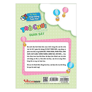 Sách Trò Chơi Rèn Luyện Tư Duy Quan Sát (4 -5 Tuổi)