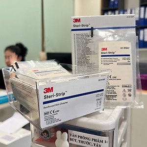 Vỉ 6 miếng dán thay chỉ khâu da 3M Steri-strip™ R1547 – 12mm x 100mm | Sản xuất tại Mỹ