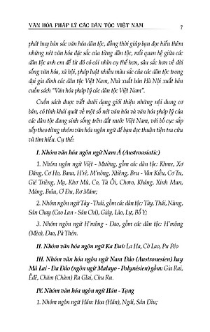 Văn Hoá Pháp Lý Các Dân Tộc Việt Nam