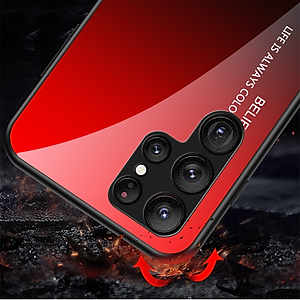 Ốp lưng kính cường lực cho Samsung Galaxy S23 / S23 Ultra / S23 Plus / S23+ hiệu HOTCASE Gradient Case chống sốc chống va đập, hiệu ứng gradient theo góc nhìn, chống sốc cực tốt, chất liệu cao cấp - hàng nhập khẩu