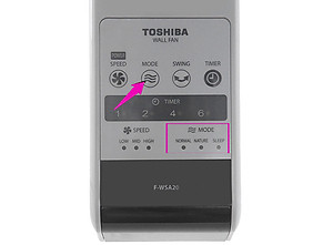 Quạt Treo Tường Toshiba F-WSA20(H)VN (55W) - Xám - Hàng chính hãng