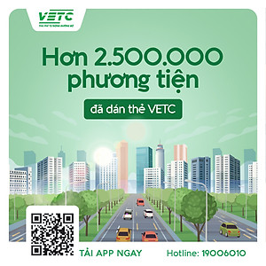 Thẻ thu phí tự động VETC - Thẻ thu phí không dừng VETC (Hàng chính hãng)