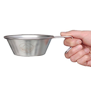 Đồ cắm trại bát nước Campingmoon campoutvn kiêm chén đựng đồ ăn nước chấm du lịch dã ngoại nấu ăn nhỏ gọn tay cầm chống nóng A080