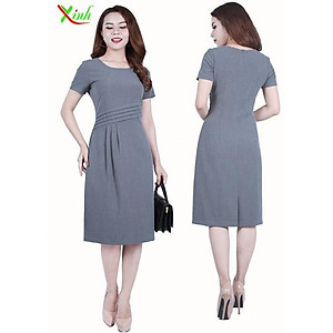 Đầm suông xếp ly ThoiTrangXinh gọn dáng DL501