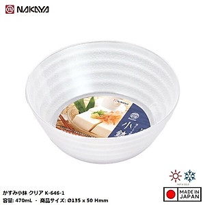 Bát nhựa Nakaya Kasumi Ø170mm/ Ø135mm - Hàng nội địa Nhật Bản |#Made in Japan|