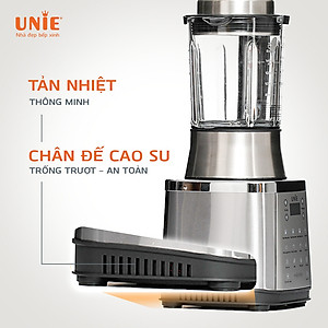 Máy Làm Sữa Hạt Xay Nấu Đa Năng UNIE V8S 12 Chế Độ Nấu Tiêu Chuẩn Đức Công Suất 1800W Dung Tích 1750 ML- Hàng Chính Hãng