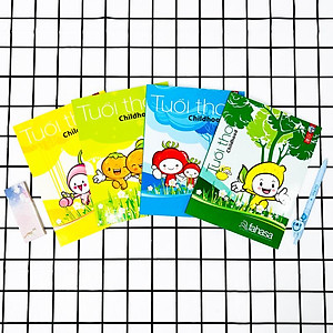 Combo 5 Tập Học Sinh 4 Ô Ly 100 Trang ĐL 80g/m2 - FAHASA (Mẫu Màu Giao Ngẫu Nhiên)