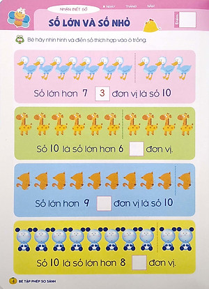 Tủ Sách Tư Duy Toán Học HQ - Bé Tập Phép So Sánh