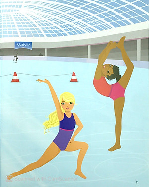 Sách Dán Hình Sáng Tạo Trang Phục Búp Bê - Duyên Dáng Trên Sân Băng