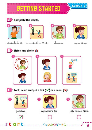 Tiếng Anh 3 i-Learn Smart Start trọn bộ (sách học sinh, sách bài tập, vở tập viết)