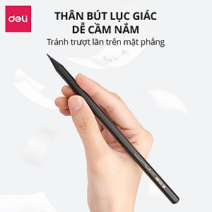 Bút Chì 2B Gỗ Nusign Cao Cấp Deli - Chì Đậm Tô Trắc Nghiệm Làm Bài Kiểm Tra Nhạy Với Máy Chấm Thi Học Sinh Văn Phòng