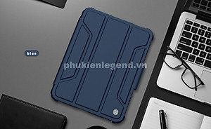 Bao da cao cấp cho iPad A16 Gen 11 2025 , Air 11 inch M3 , Air 13inch M3 , Air 6 11 inch M2 , Air 6 13inch M2 hàng chính hãng Nillkin Bumper Leather có nắp bảo vệ camera - Hàng chính hãng