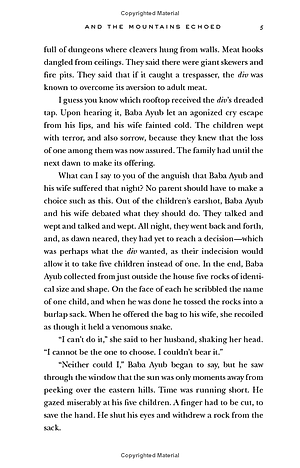 And The Mountains Echoed