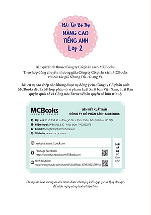 Bài Tập Bổ Trợ Nâng Cao Tiếng Anh Lớp 2