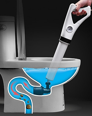 Dụng Cụ Thông Tắc Cống, Bồn Cầu Bằng Khí Nén Áp Lực Siêu Mạnh