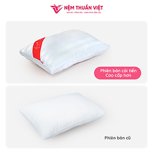 Ruột Gối Nằm Lông Vũ Airy Thuần Việt - Sợi Lông Vũ Nhân Tạo Microfiber Êm Ái Chuẩn Khách Sạn 5 Sao
