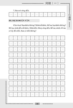 Bài Tập Luyện Dịch Việt Hoa