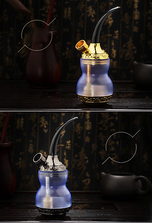 Tẩu Hút Thuốc Lá Sợi, Tẩu Lọc Nước ZB-532 (Giao Màu Ngẫu Nhiên)