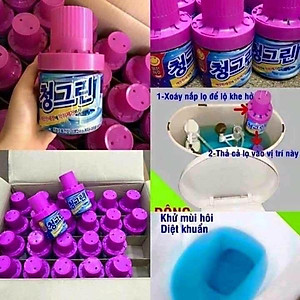 Đồ dùng vệ sinh nhà tắm - Lọ khử mùi bồn cầu Hàn Quốc , diệt khuẩn , hương thơm dịu nhẹ , chai thả bồn cầu giúp nhà vệ sinh luôn thơm mát , sạch sẽ