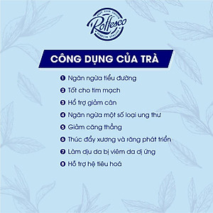 Combo 2 Trà Ô Long ROFFESCO PREMIUM OOLONG TEA 100% Búp Trà Tươi Túi 500g